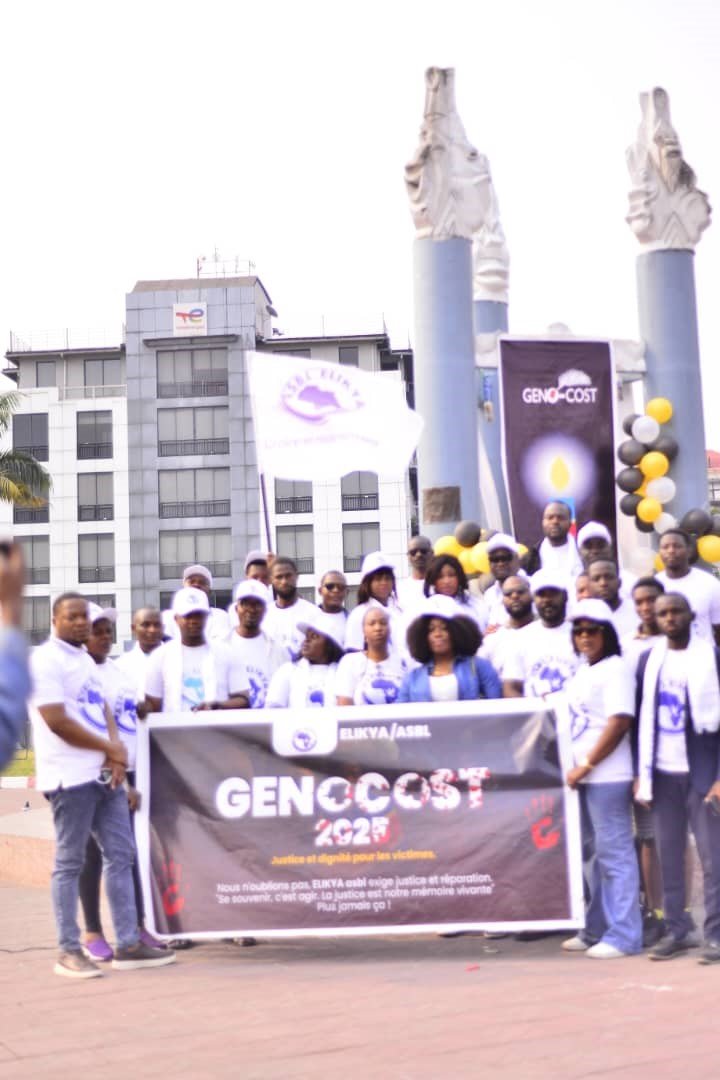 Participation à la protestation joint au gouvernement pour condamner le crime qui se vit à l'EST du pays